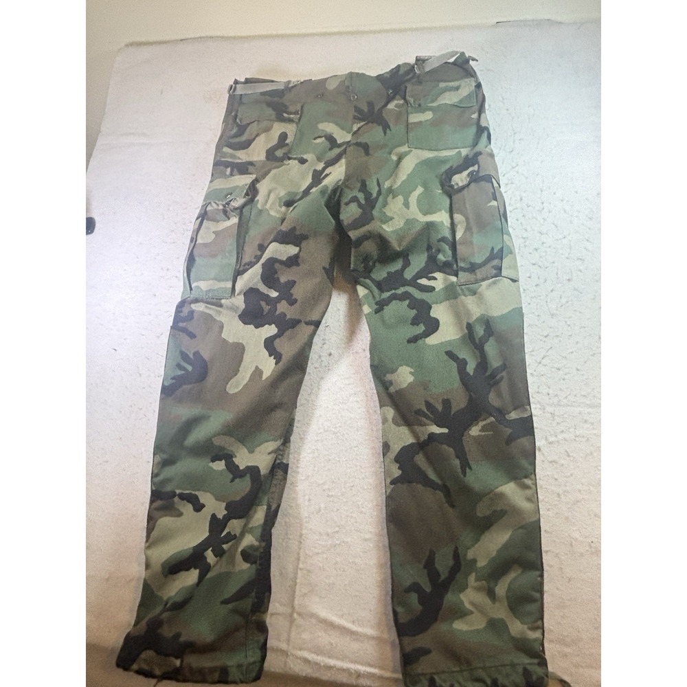 US Military Woodland Camo Chemical Protective Overgarment Pants 40x30